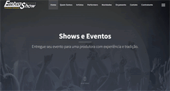 Desktop Screenshot of embrashow.com.br